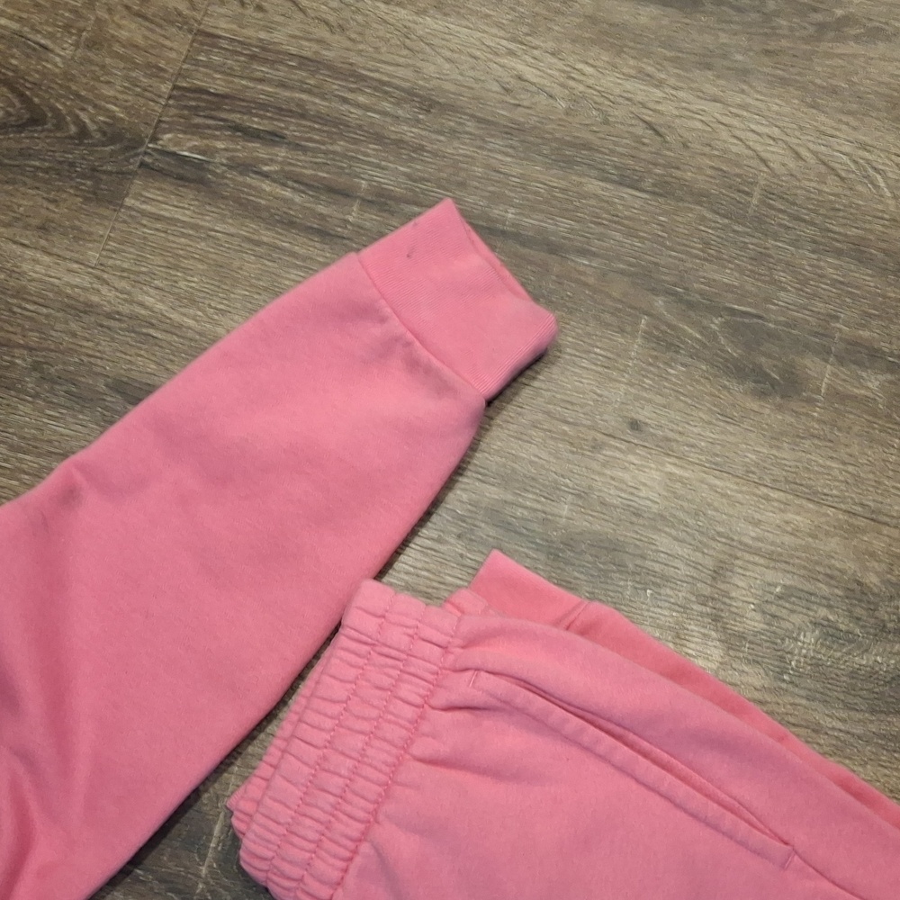 Girls Adidas Vibrant Pink Tracksuit MED. D - Picture 6 of 8